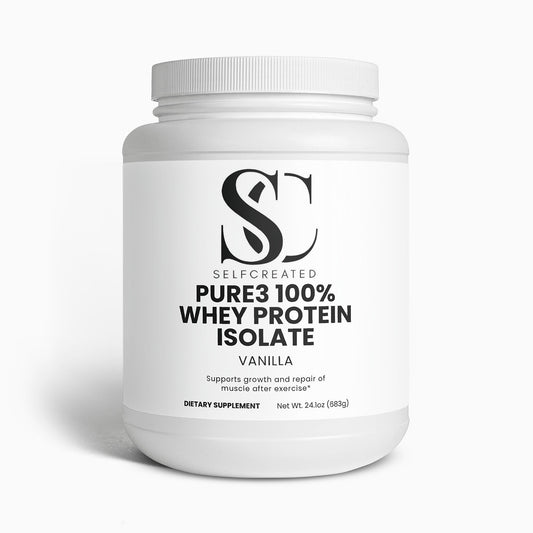 Pure3 100% Whey Protein Isolate (Vanilla)